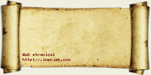 Hana Alurović vizit kartica